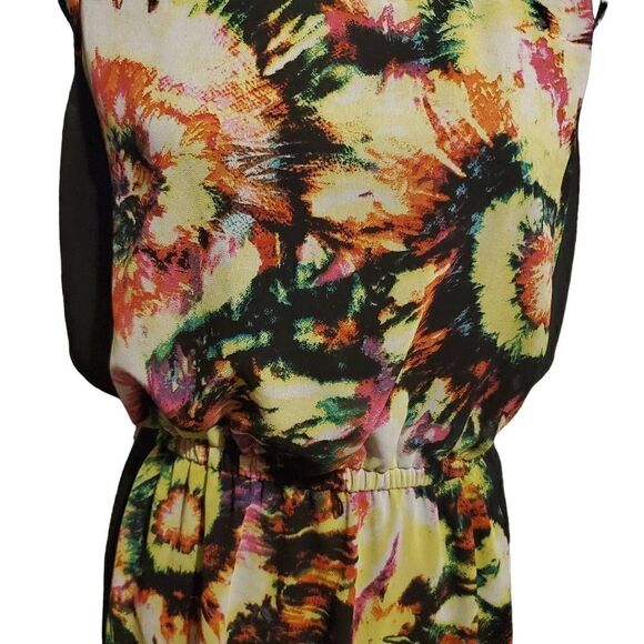 XOXO Ladies Multicolored Sleeveless Blouson Dress - Size XL - Picture 3 of 6
